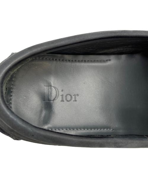 DIOR HOMME（ディオール オム）DIOR HOMME (ディオール オム) ドライビングローファー ネイビー サイズ:41の古着・服飾アイテム