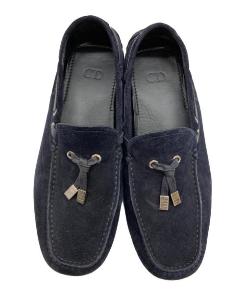 DIOR HOMME（ディオール オム）DIOR HOMME (ディオール オム) ドライビングローファー ネイビー サイズ:40の古着・服飾アイテム