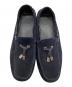 中古・古着 DIOR HOMME (ディオール オム) ドライビングローファー ネイビー サイズ:40：14000円