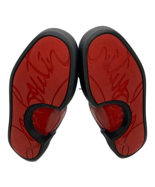 Christian Louboutin（クリスチャン・ルブタン）Christian Louboutin (クリスチャン・ルブタン) Adolon Junior プラットフォームスニーカー ネイビー サイズ:41 1/2の古着・服飾アイテム