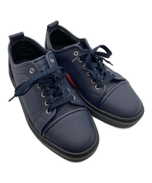 Christian Louboutin（クリスチャン・ルブタン）Christian Louboutin (クリスチャン・ルブタン) Adolon Junior プラットフォームスニーカー ネイビー サイズ:41 1/2の古着・服飾アイテム