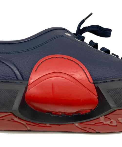 Christian Louboutin（クリスチャン・ルブタン）Christian Louboutin (クリスチャン・ルブタン) Adolon Junior プラットフォームスニーカー ネイビー サイズ:41 1/2の古着・服飾アイテム