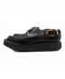 GEORGE COX (ジョージコックス) COMME des GARCONS HOMME PLUS (コムデギャルソンオムプリュス) ハラコモンクストラップシューズ ブラック サイズ:6：18000円