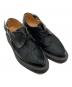 中古・古着 GEORGE COX (ジョージコックス) COMME des GARCONS HOMME PLUS (コムデギャルソンオムプリュス) ハラコモンクストラップシューズ ブラック サイズ:6：18000円