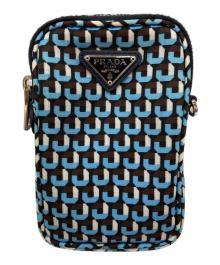 PRADA（プラダ）の古着「Multi Pochette Bag」｜ブルー×ブラウン