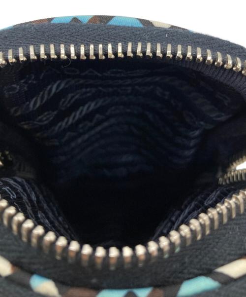 PRADA（プラダ）PRADA (プラダ) Multi Pochette Bag ブルー×ブラウンの古着・服飾アイテム