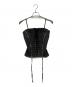 JOSE MOON（ジョゼムーン）の古着「LACEUP SWEAT BUSTIER BLACK」｜ブラック
