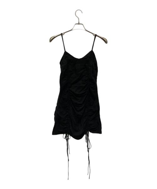 JOSE MOON（ジョゼムーン）JOSE MOON (ジョゼムーン) GATHER CAMI DRESS ブラック サイズ:36の古着・服飾アイテム