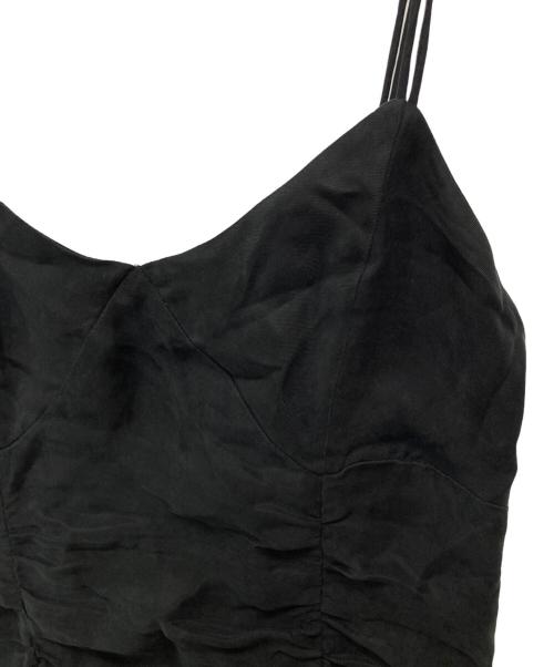 JOSE MOON（ジョゼムーン）JOSE MOON (ジョゼムーン) GATHER CAMI DRESS ブラック サイズ:36の古着・服飾アイテム