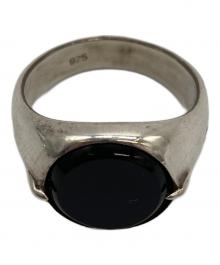 HERE'S（ヒアーズ）の古着「KREIS ONYX RING」｜シルバー
