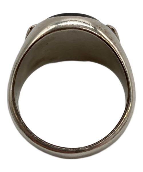 HERE'S（ヒアーズ）HERE'S (ヒアーズ) KREIS ONYX RING シルバー サイズ:-の古着・服飾アイテム
