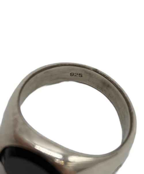 HERE'S（ヒアーズ）HERE'S (ヒアーズ) KREIS ONYX RING シルバー サイズ:-の古着・服飾アイテム