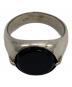 HERE'S（ヒアーズ）の古着「KREIS ONYX RING」｜シルバー
