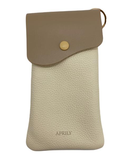 aprily（アプリリー）APRILY (アプリリー) マリアージュ リュクス スマホショルダーバッグ アイボリー サイズ:なしの古着・服飾アイテム