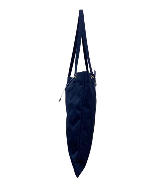 nori enomoto（ノリ エノモト）nori enomoto (ノリ エノモト) wave foldable bag トートバッグ ネイビーの古着・服飾アイテム