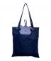 nori enomoto (ノリ エノモト) wave foldable bag トートバッグ ネイビー：13000円
