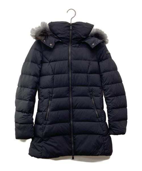 TATRAS（タトラス）TATRAS (タトラス) CERAMICA/ファーフーデッドダウンコート ネイビー サイズ:Mの古着・服飾アイテム