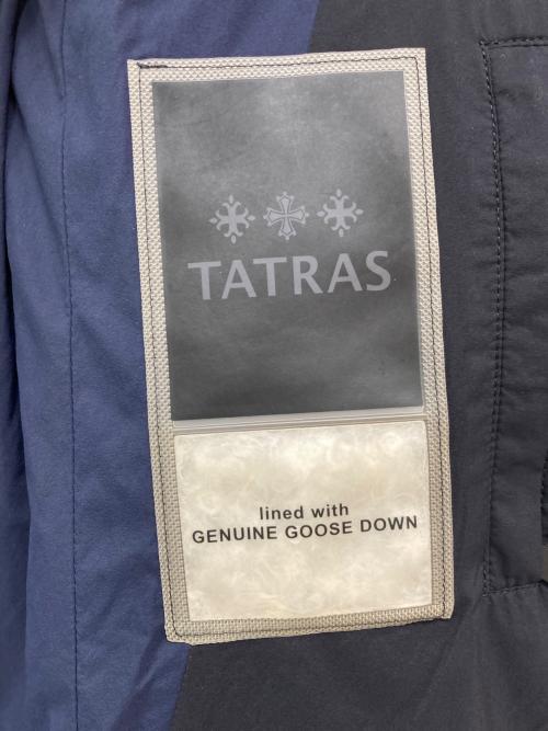 TATRAS（タトラス）TATRAS (タトラス) CERAMICA/ファーフーデッドダウンコート ネイビー サイズ:Mの古着・服飾アイテム