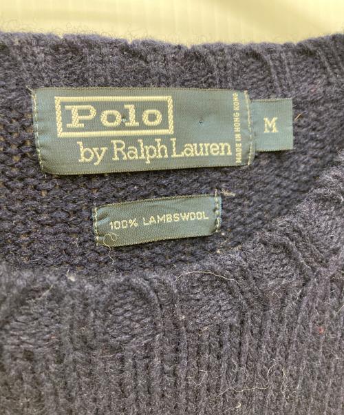 POLO RALPH LAUREN（ポロ・ラルフローレン）POLO RALPH LAUREN (ポロ・ラルフローレン) 星条旗ニット ネイビー サイズ:Mの古着・服飾アイテム