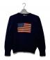 POLO RALPH LAUREN（ポロ・ラルフローレン）の古着「星条旗ニット」｜ネイビー