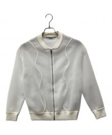 STELLA McCARTNEY（ステラマッカートニー）の古着「メッシュベースボールジャケット/555672 S2249」｜ホワイト