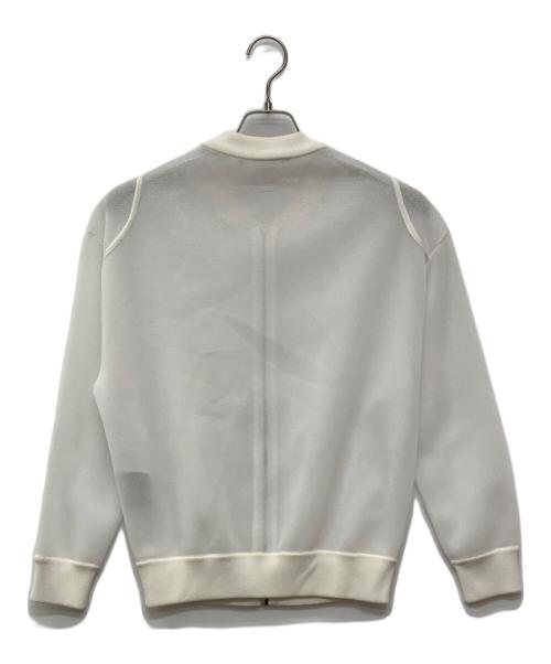 STELLA McCARTNEY（ステラマッカートニー）STELLA McCARTNEY (ステラマッカートニー) メッシュベースボールジャケット/555672 S2249 ホワイト サイズ:36の古着・服飾アイテム