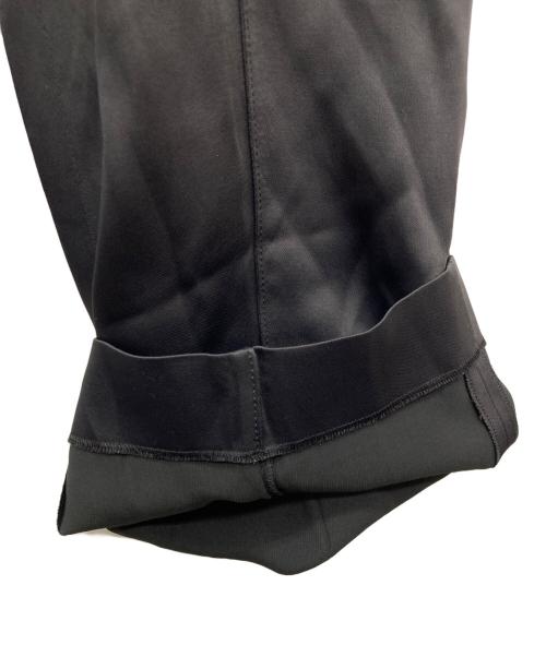 MM6 Maison Margiela（エムエムシックスメゾンマルジェラ）MM6 Maison Margiela (エムエムシックスメゾンマルジェラ) サテンワイドフレアパンツ/S52KA0289 S45399 ブラック サイズ:36の古着・服飾アイテム