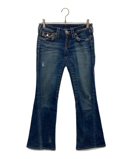 TRUE RELIGION（トゥルー レリジョン）TRUE RELIGION (トゥルー レリジョン) デニムフレアパンツ/600317 インディゴ サイズ:27の古着・服飾アイテム