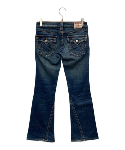TRUE RELIGION（トゥルー レリジョン）TRUE RELIGION (トゥルー レリジョン) デニムフレアパンツ/600317 インディゴ サイズ:27の古着・服飾アイテム