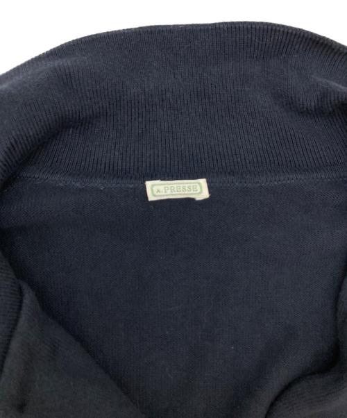 A.PRESSE（アプレッセ）A.PRESSE (アプレッセ) Cotton Knit S/S Polo Shirts ネイビー サイズ:1の古着・服飾アイテム
