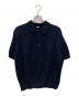 A.PRESSE（アプレッセ）の古着「Cotton Knit S/S Polo Shirts」｜ネイビー