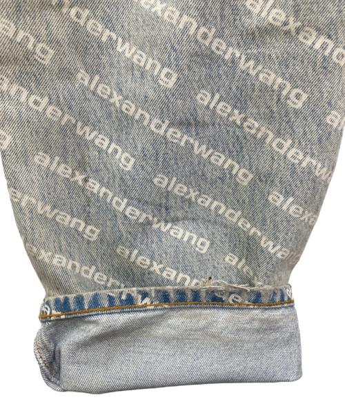 ALEXANDER WANG（アレキサンダー・ワン）ALEXANDER WANG (アレキサンダー・ワン) モノグラムロゴデニムパンツ インディゴ サイズ:25の古着・服飾アイテム