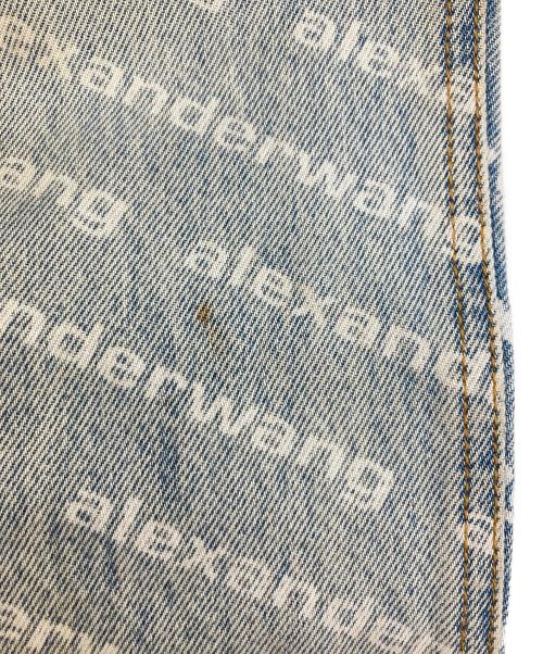 ALEXANDER WANG（アレキサンダー・ワン）ALEXANDER WANG (アレキサンダー・ワン) モノグラムロゴデニムパンツ インディゴ サイズ:25の古着・服飾アイテム