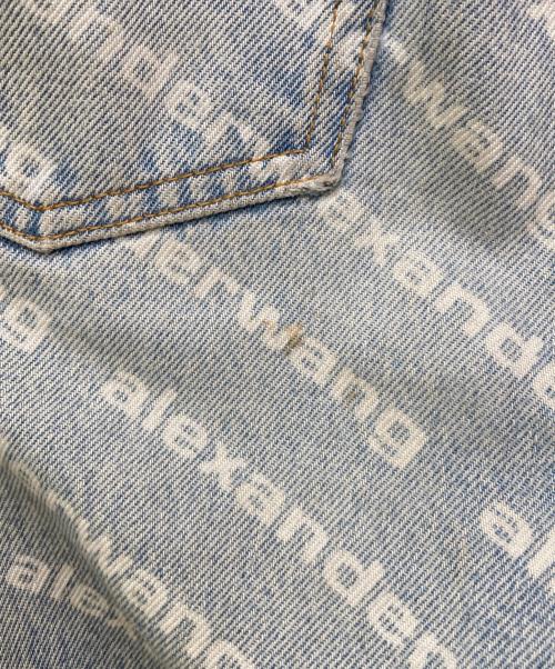 ALEXANDER WANG（アレキサンダー・ワン）ALEXANDER WANG (アレキサンダー・ワン) モノグラムロゴデニムパンツ インディゴ サイズ:25の古着・服飾アイテム