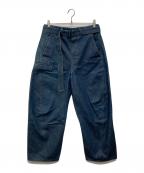 LEMAIREルメール）の古着「TWISTED PANTS」｜インディゴ