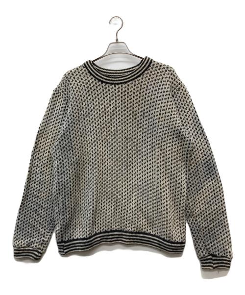 L.L.Bean（エルエルビーン）L.L.Bean (エルエルビーン) バーズアイニット グレー サイズ:x-largeの古着・服飾アイテム