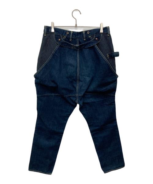 KAPITAL（キャピタル）KAPITAL (キャピタル) ダイヤステッチシンチバックデニムパンツ インディゴ サイズ:3の古着・服飾アイテム