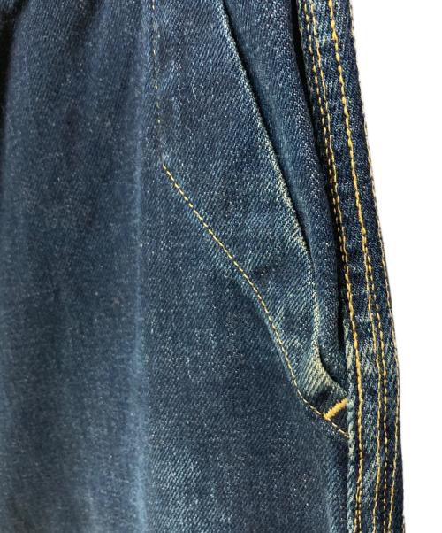 KAPITAL（キャピタル）KAPITAL (キャピタル) ダイヤステッチシンチバックデニムパンツ インディゴ サイズ:3の古着・服飾アイテム