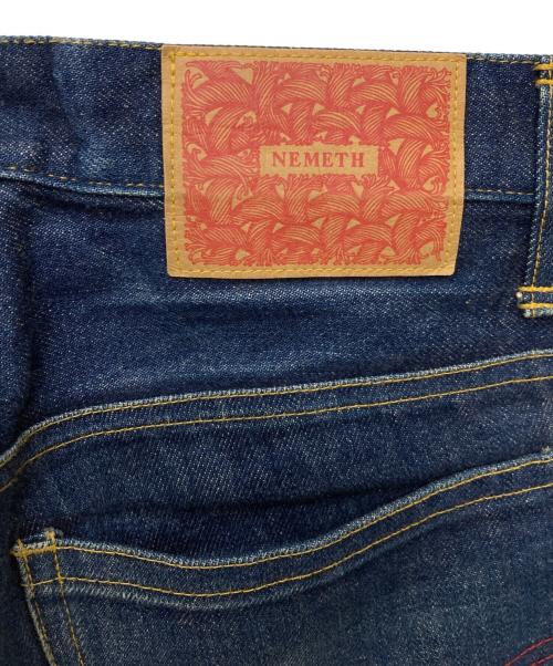NEMETH（ネメス）Nemeth (ネメス) 立体裁断デニムパンツ インディゴ サイズ:Ｍの古着・服飾アイテム