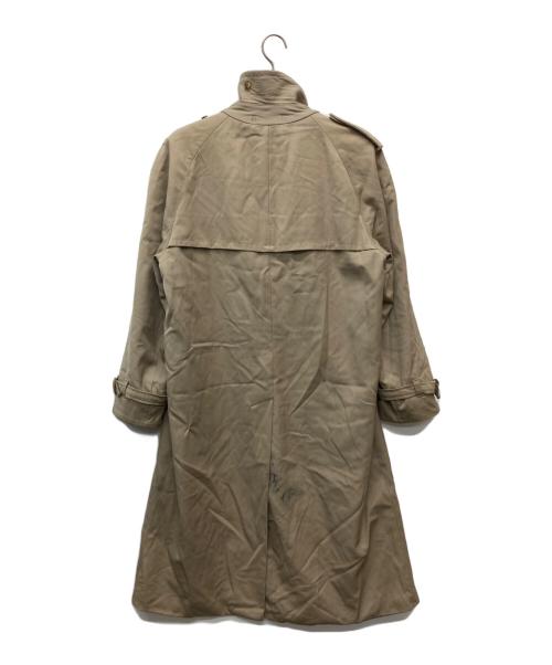 Aquascutum（アクアスキュータム）Aquascutum (アクアスキュータム) ウールギャバトレンチコート ブラウン サイズ:不明の古着・服飾アイテム