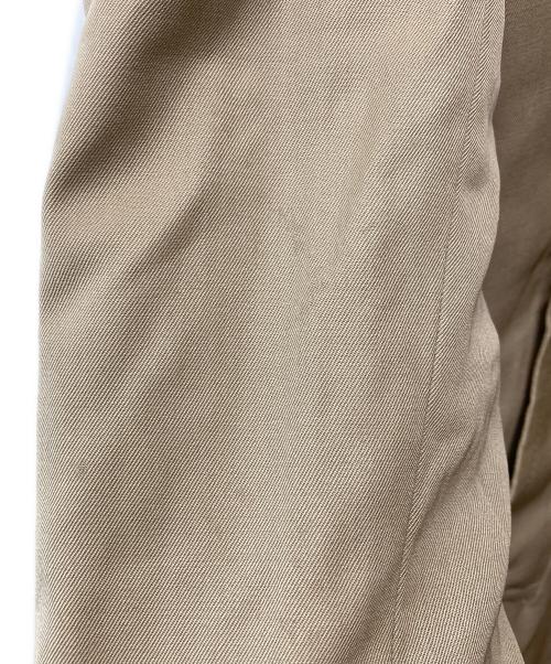 Aquascutum（アクアスキュータム）Aquascutum (アクアスキュータム) ウールギャバトレンチコート ブラウン サイズ:不明の古着・服飾アイテム