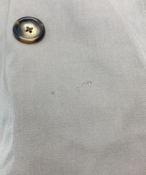 Aquascutum（アクアスキュータム）Aquascutum (アクアスキュータム) ウールギャバトレンチコート ブラウン サイズ:不明の古着・服飾アイテム