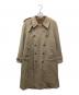 Aquascutum（アクアスキュータム）の古着「ウールギャバトレンチコート」｜ブラウン