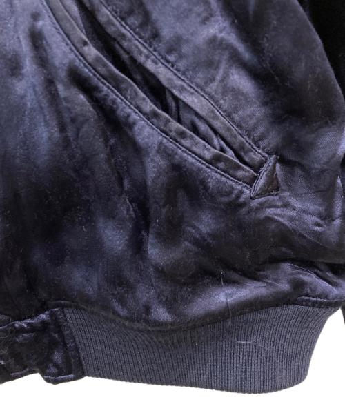 STUDIO D'ARTISAN（ステュディオダルチザン）STUDIO D'ARTISAN (ステュディオダルチザン) 百豚レーヨンリバーシブルスカジャン/4492 ブラウン×ネイビー サイズ:40の古着・服飾アイテム