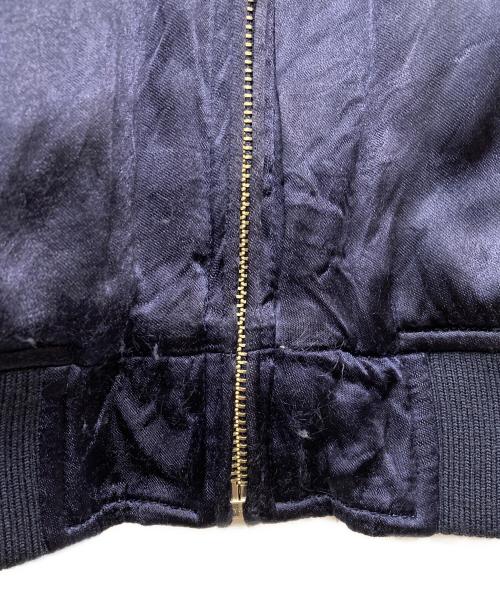 STUDIO D'ARTISAN（ステュディオダルチザン）STUDIO D'ARTISAN (ステュディオダルチザン) 百豚レーヨンリバーシブルスカジャン/4492 ブラウン×ネイビー サイズ:40の古着・服飾アイテム