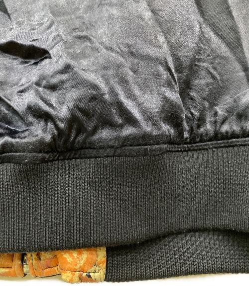STUDIO D'ARTISAN（ステュディオダルチザン）STUDIO D'ARTISAN (ステュディオダルチザン) 百豚レーヨンリバーシブルスカジャン/4492 ブラウン×ネイビー サイズ:40の古着・服飾アイテム