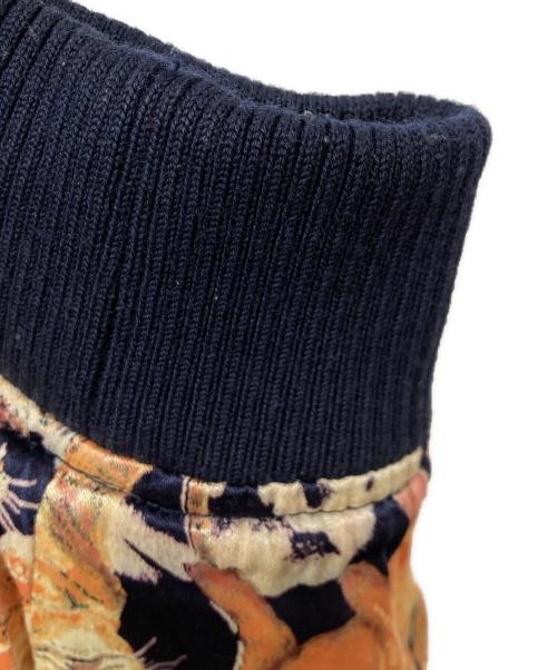 STUDIO D'ARTISAN（ステュディオダルチザン）STUDIO D'ARTISAN (ステュディオダルチザン) 百豚レーヨンリバーシブルスカジャン/4492 ブラウン×ネイビー サイズ:40の古着・服飾アイテム