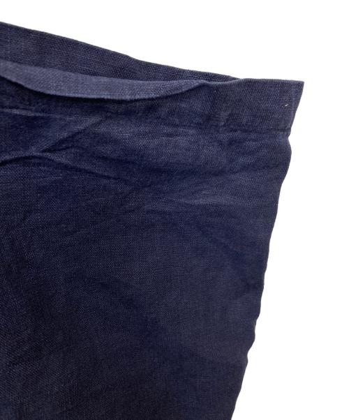 anachronorm（アナクロノーム）anachronorm (アナクロノーム) FADED SULFUR DYED LINEN WIDE EASY PANTS ネイビー サイズ:02の古着・服飾アイテム