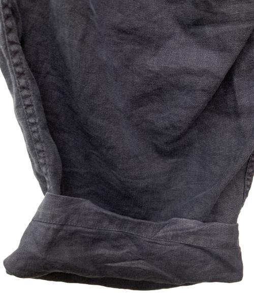 anachronorm（アナクロノーム）anachronorm (アナクロノーム) FADED SULFUR DYED LINEN WIDE EASY PANTS ネイビー サイズ:02の古着・服飾アイテム
