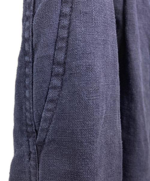 anachronorm（アナクロノーム）anachronorm (アナクロノーム) FADED SULFUR DYED LINEN WIDE EASY PANTS ネイビー サイズ:02の古着・服飾アイテム